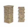 Faux Stone Column Wrap 36" - Desert